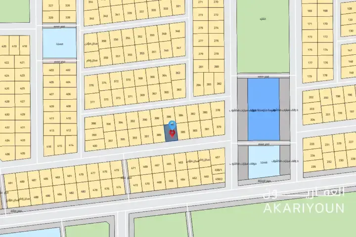 ارض للبيع في حي الشعلة