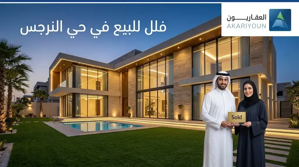 فلل للبيع في حي النرجس