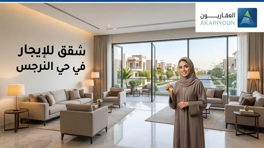 شقق للإيجار في حي النرجس